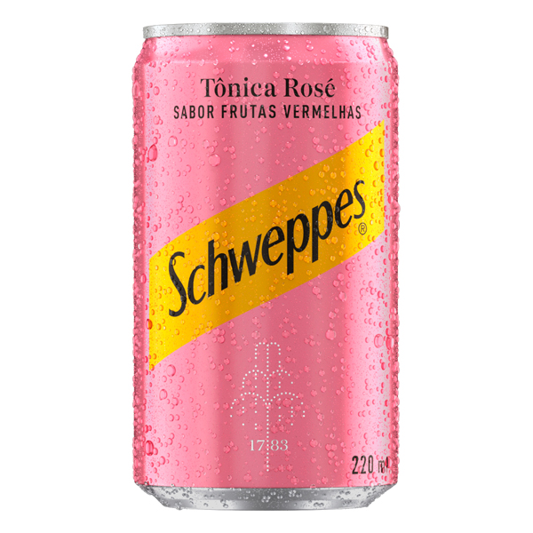 Água: Água Tônica Schweppes Frutas Vermelhas Lata 220ml - Água