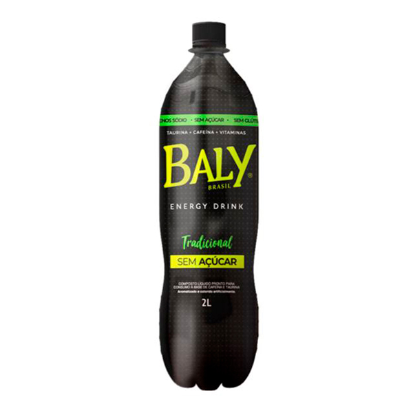 ENERGÉTICOS: Energético Baly Zero Açúcar Tradicional Pet 2L - O Energético Baly Zero Açúcar Tradicional é uma bebida energética que oferece a mesma energia e sabor do energético tradicional, mas sem adição de açúcar. Ideal para quem busca um estilo de vida mais saudável e ativo.