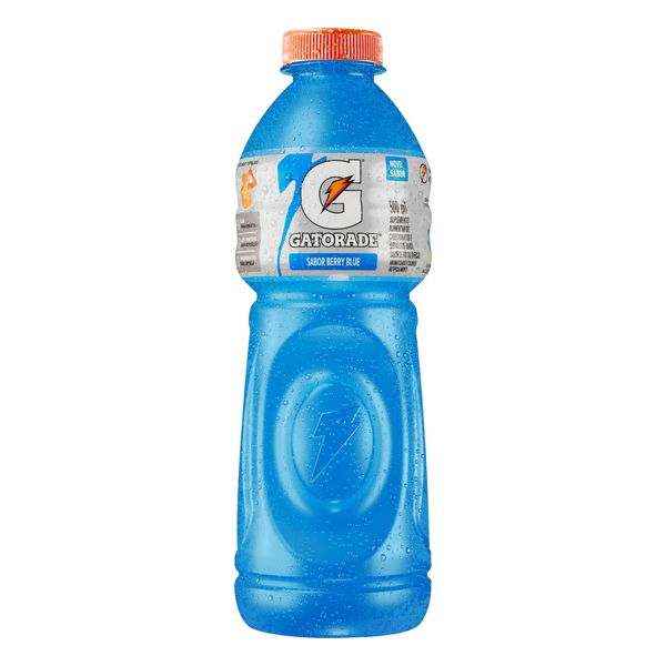 Ice e Isotônicos: Gatorade Blueberry 500ml - Ele é o suplemento hidroeletrolítico que recupera, reidrata e repõe os carboidratos e sais minerais que o seu corpo perde quando você pratica um esporte.