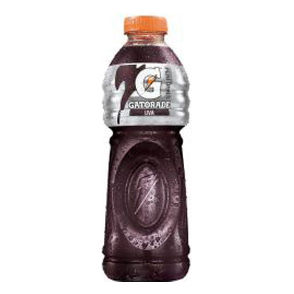 Ice e Isotônicos: Gatorade Uva 500ml - Sua fórmula foi feita para hidratar o corpo,melhorar a performance e abastecer a sedede vencer de qualquer atleta. Ele é o suplemento hidroeletrolítico que recupera,reidrata e repõe os carboidratos e sais minerais que oseu corpo perde q