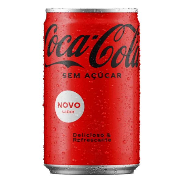 Refrigerante: Coca Cola Zero Lata 350ml - A coca-cola sem açúcar é um refrigerante que não contém calorias!