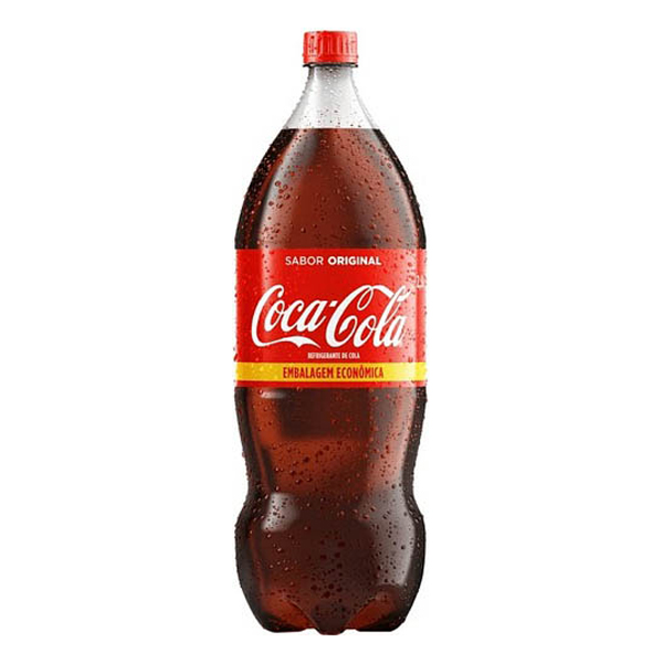 Refrigerante: Coca-Cola Original 2,5L - Com sabor inconfundível e único, a Coca-Cola Original é o refrigerante mais tradicional e consumido no mundo inteiro!