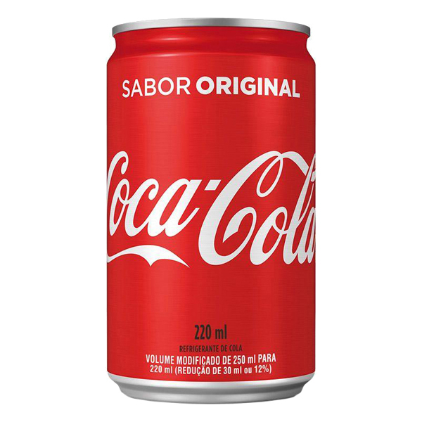 bebidas: Coca-Cola Original Lata 310ml - Com sabor inconfundível e único, a Coca-Cola Original é o refrigerante mais tradicional e consumido no mundo inteiro!