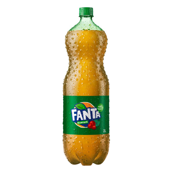 Refrigerantes: Fanta Guaraná Pet 2L - O adorado guaraná possui certificação de origem 100% Amazonas nesse refrigerante refrescante e saboroso, ideal para todos os momentos.