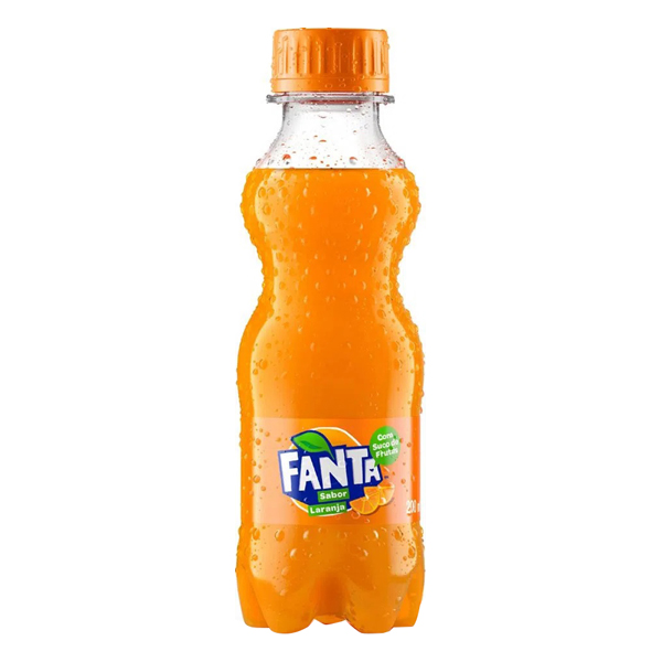 Refrigerantes: Fanta Laranja Pet 200ml - Refresque-se com uma Fanta! Refrigerante sabor laranja ideal para matar sua sede, para acompanhar refeições ou tomar ao longo do dia.