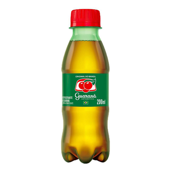 Refrigerantes: Guaraná Antarctica Pet 200ml - O clássico dos clássicos, combina com tudo!