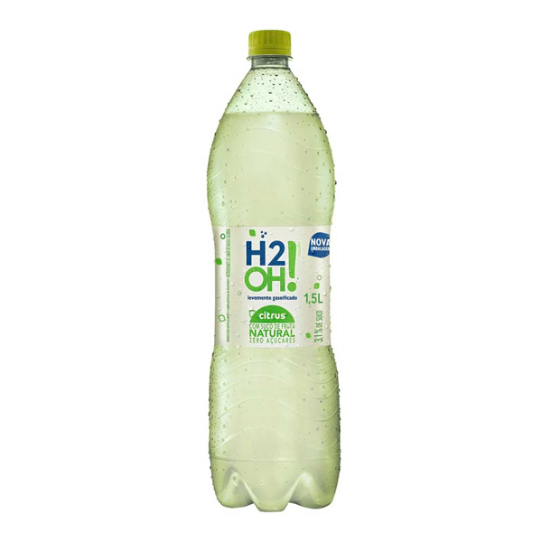 Refrigerantes: H2OH! sabor LIMÃO 1,5L Pet - A Bebida H2OH Limão é mais que um toque de limão: é um boost de sabor e refrescância.