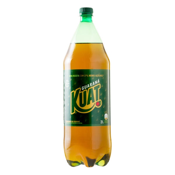 Refrigerante: Kuat Guaraná Pet 1,5L - Refrigerante sabor guaraná ideal para matar sua sede, para acompanhar refeições ou tomar ao longo do dia. Refresque-se com um Kuat!