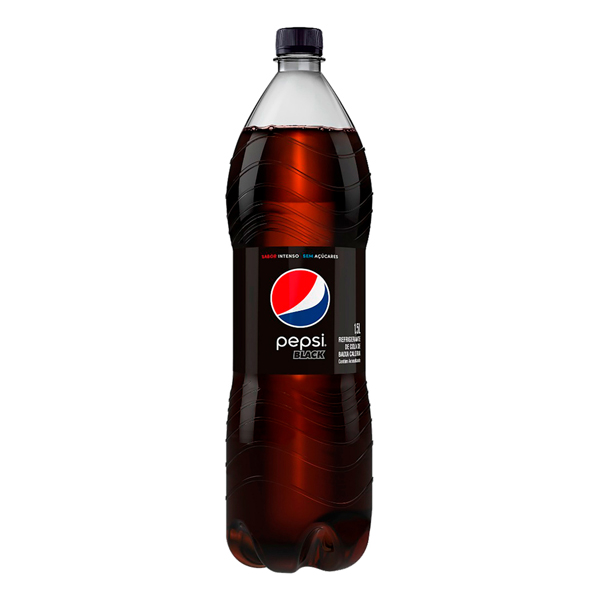 Refrigerante: Pepsi Black Zero Açúcar 1,5L - O Refrigerante Pepsi Black Sem Açúcares é a escolha perfeita para quem busca uma experiência de sabor intensa, sem abrir mão da preocupação com a saúde.