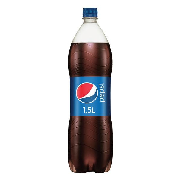 Refrigerante: Pepsi Cola Pet 1,5L - Sabor conhecido e amado no mundo inteiro.