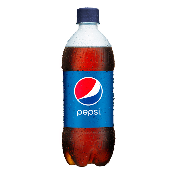 Refrigerante: Pepsi Cola Pet 600ml - Sabor conhecido e amado no mundo inteiro.