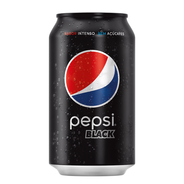 Energéticos: Pepsi Zero Açúcar Cola 350ml - Sabor conhecido e amado no mundo inteiro.