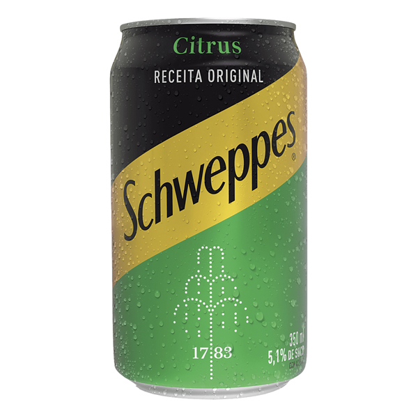 Refrigerante: Schweppes Citrus 350ml Lata - Refrigerante