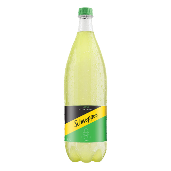 Refrigerantes: Schweppes sabor Citrus 1,5L Pet - Prove o verdadeiro sabor de Refrigerante Schweppes Citrus.