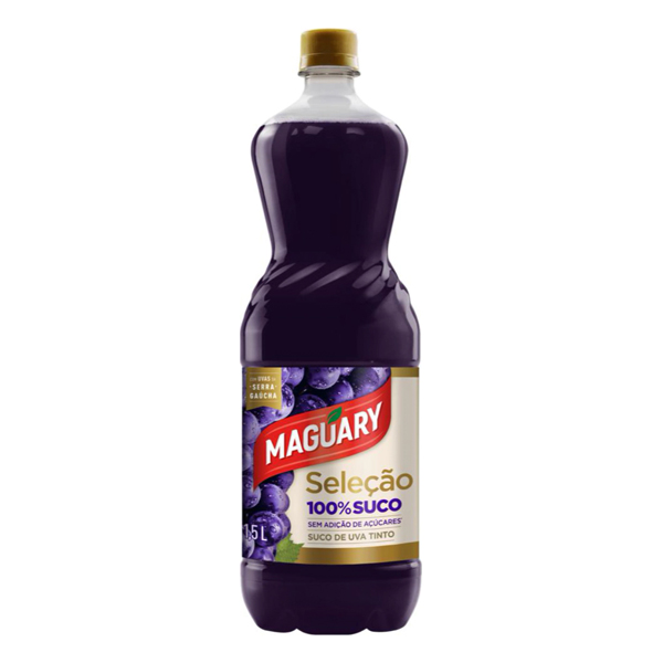 Suco: Suco Concentrado Maguary Seleções Uva 1,35 - Suco de Uva Maguary Seleções 1,350ml