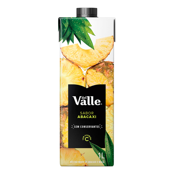 Energéticos: Del Valle Abacaxi 1L - Del Valle confia que quem planta amor, colhe carinho. Por isso, seleciona as melhores frutas para levar os melhores produtos até a sua família.
