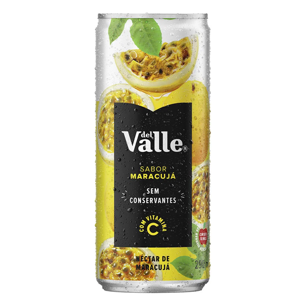 Suco: Del Valle Maracujá Lata 290ml - Suco