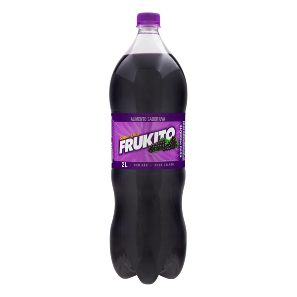 Sucos: Frukito Uva 2L - Suplemento energético produzido a partir da combinação deliciosa de frutas, rico em vitamina C, Frukito tem suco natural em sua composição, sendo ideal para quem pratica esportes.