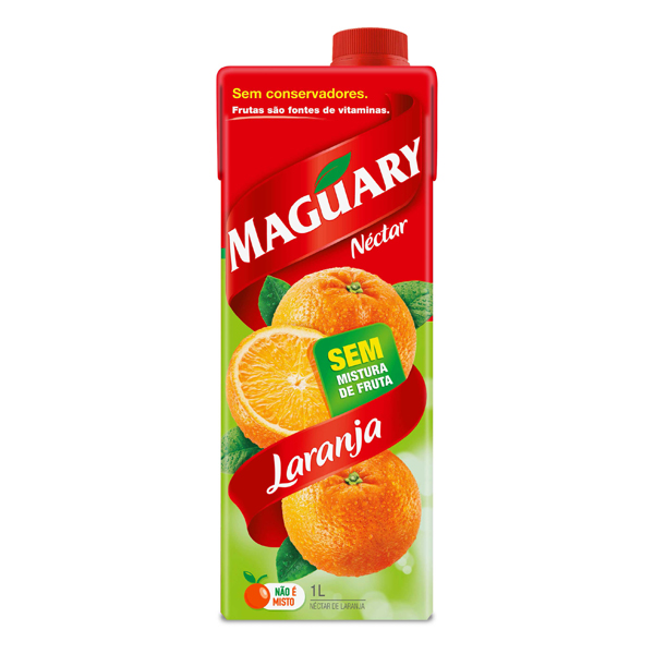 Sucos: Maguary Laranja 1L - Que tal ter uma bebida especial para deixar as refeições e cafés de toda a família ainda mais saudáveis? Uma das melhores opções do mercado para ter à mesa é o suco pronto Maguary, da EBBA.