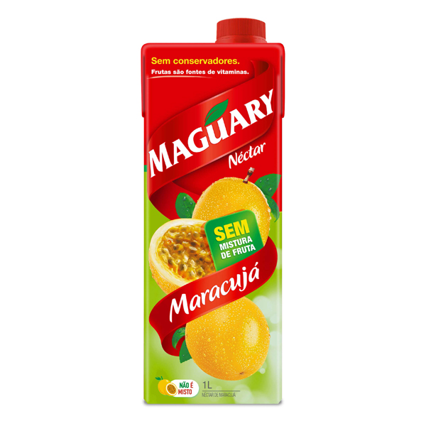 Sucos: Maguary Maracujá 1L - E que tal ter uma bebida especial e cheia de sabor para deixar as refeições e cafés de toda a família ainda mais saudáveis? Uma das melhores opções do mercado para ter à mesa é o suco pronto Maguary, da EBBA.
