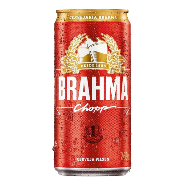Cerveja: Brahma Chopp Lata 269ml - Brahmosidade é a cremosidade que só a Brahma tem. Nada melhor que uma Brahmosa no limite do gelo. Aprecie com moderação.