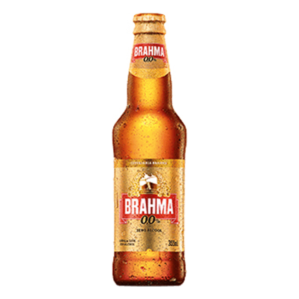 Cerveja Gelada!: Brahma Chopp Zero Álcool Long Neck 355ml - Brahma Chopp Zero sabor de malte com notas frutadas e um leve amargor, o mesmo sabor da Brahma tradicional, mas zero de álcool! É a escolha ideal para quem não pode ou não quer beber, ou simplesmente não abre mão de saborear uma boa cerveja