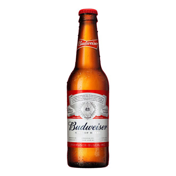CERVEJAS LONG NECK: Budweiser Long Neck 330 ml - 1 unidade