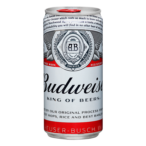Fininha: Budweiser Lata 269ml - A cerveja Budweiser é uma standard American lager de sabor leve, cor clara e aroma discreto.