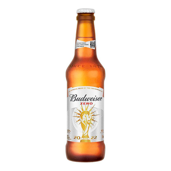 Cerveja: Budweiser Zero Álcool Long Neck 330ml | - cerveja zero