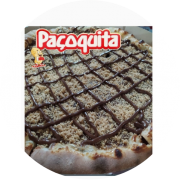 Esfihas Doces: 347 - paçoca (paçoquita) - Esfihas (Ingredientes: Chocolatte avelã, paçoca)