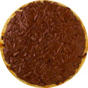 Doces Tradicionais: Chocolate - Pizza Broto (Ingredientes: Chocolate ao Leite, Mussarela)