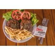 Steak Burgers: Cordeiro ao Molho Chimichurri com Ervas Finas - Steak 300g + Fritas