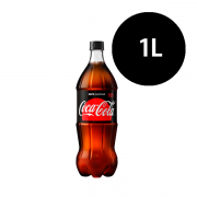 Refrigerante: coca zero 1lt - refrigerante