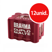 Cervejas Lata: Brahma Duplo Malte 350ml - 12und - Cervejas