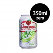 Refrigerante: Guaraná Antarctica Zero Lata 350ml - Refrigerante Guaraná