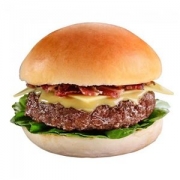 Lanches: X-Bacon Cód-7048 - Lanche (Ingredientes: Bacon, Hambúrguer de Carne Bovina, Pão de Hambúrguer, Queijo)