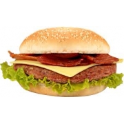 Lanches: X-Salada Bacon Cód-7049 - Lanche (Ingredientes: Alface, Bacon, Hambúrguer de Carne Bovina, Pão de Hambúrguer, Queijo, Tomate)