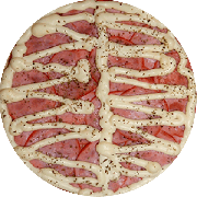 SELEÇÃO DO PONTO: Lombo Com Requeijão - Pizza Grande (Ingredientes: Lombo Fatiado, Molho de Tomate, Mussarela, Orégano, Requeijão Cremoso)