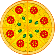Doces: Dois Amores - Pizza Grande - 35cm - 8 fatias (Ingredientes: Chocolate ao Leite, Chocolate Branco, Muçarela, Creme de Leite)
