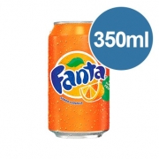 Refrigerante: Fanta Laranja Lata 350ml - Refrigerante Laranja