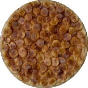 Doces: Banana - Pizza Família (Ingredientes: Açúcar, Banana, Canela, Doce de Banana)