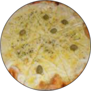Tradicionais: 014.Dois Queijo - Pizza Brotinho (Ingredientes: Catupiry, Mussarela)