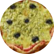 À Moda da Casa: 042.Alcachofra - Pizza Brotinho (Ingredientes: Alcachofras Temperadas em Conserva Exclusiva, Azeitonas Especiais Pretas Graúdas, Mussarela, Tomate Seco)
