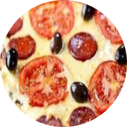 Nostra Itália: 066.Bella Nápoli - Pizza Brotinho (Ingredientes: Fatias de Calabresa Artesanal Picante, Mussarela Scalla, Salpicada C/ Parmesão)