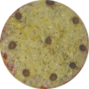 À Moda da Casa: 057.Portuguesa 1 - Pizza Brotinho (Ingredientes: Cebola, Ervilha, Mussarela, Ovos, Presunto)
