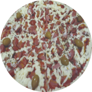 Tradicionais: 018.Hot Dog - Pizza Brotinho (Ingredientes: Batata Palha, Catupiry, Ketchup, Mostarda, Salsichas Fatiadas)