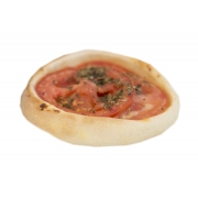 Esfihas Salgadas: Esfiha Napolitana - Queijo Minas, Mussarela, Orégano e Tomate