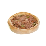 Esfihas Salgadas: Esfiha Mexicana - Carne Moída, Cebola, Tomate, Pimentão, Pimenta Dedo de Moça