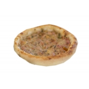 Esfihas Salgadas: Esfiha De Pizza - Presunto, Queijo Minas, Mussarela, Tomate e Orégano