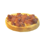 Esfihas Salgadas: Esfiha de Calabresa Com Queijo - Queijo Minas, Mussarela, Calabresa e Orégano